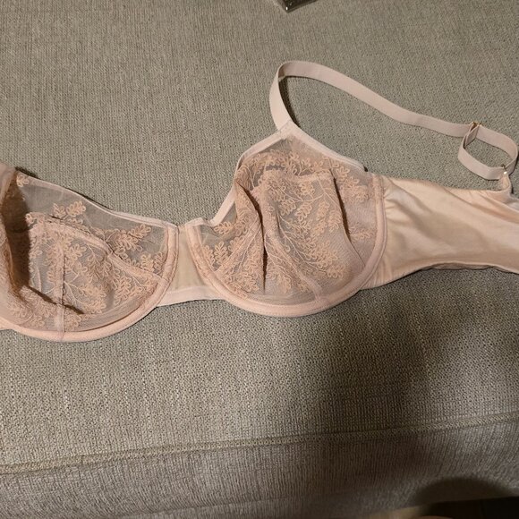 Natori Womens Frame Full Fit Unlined Underwire 34DDD Beige - Picture 2 of 4